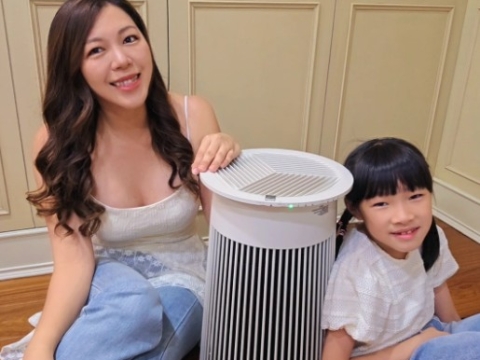 〔親子KOL〕阿啾 Alison  真情分享開箱 【正負零±0 XQH-K031 空氣清淨機】