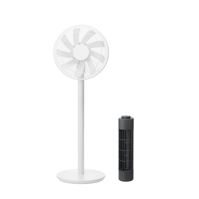 【4月獨家優惠組合】XQS-G630 3D直流循環風扇+J230桌上風扇(黑)